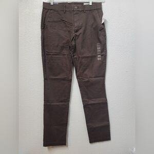 Gap Men's Brown Pants Slim 32 X 34 Nwt